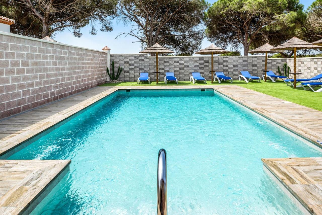 ロス・カーニョス・デ・メカ Casa Torre De Meca 1 Shared Poolヴィラ エクステリア 写真