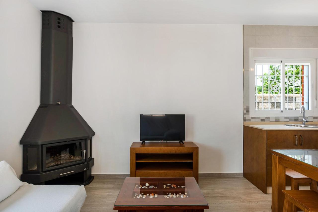 ロス・カーニョス・デ・メカ Casa Torre De Meca 1 Shared Poolヴィラ エクステリア 写真